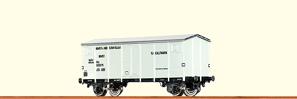 Type Rtu Peaked-Roof Steel Reefer - Ready to Run -- Hungarian State Railway MAV #500 075 (Era III, gray, silver)