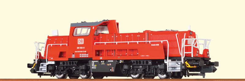 Class 261 Voith Gravita 10 BB w/Sound & DCC -- German Railroad DB AG #92 80 126 1 093-9 (Era VI, Traffic Red, black, gray)