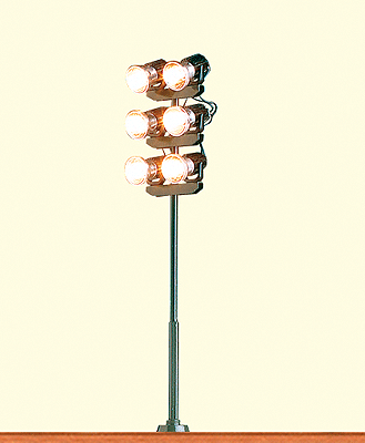 Single 6-Spot Floodlight -- 155mm