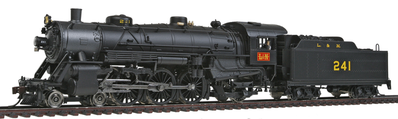 Powerhouse Series Steam USRA Light Pacific 4-6-2 - Powered w/Sound -- Louisville & Nashville #241