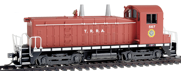 Diesel EMD NW2 Switcher Phase V - Powered w/Sound -- Terminal Railroad Association of St. Louis #567