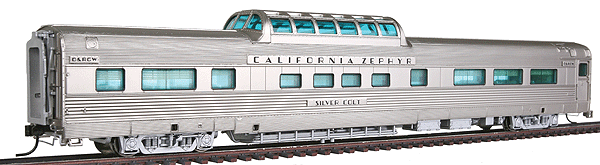 California Zephyr Vista Dome Car w/Conductor's Window -- Denver & Rio Grande Western #1106 "Silver Colt"