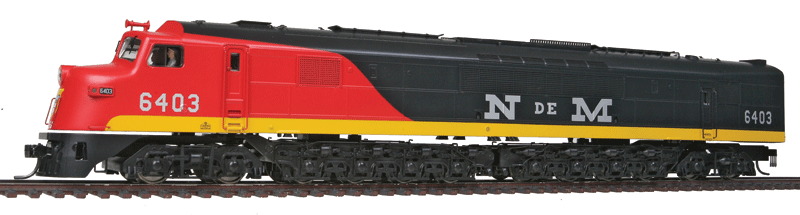 Paragon2(TM) Series Diesel Baldwin Centipede - Sound & DCC Equipped -- National Railways of Mexico #6403 (dark green, red, yellow)