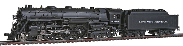 New York Central J1e Hudson 4-6-4 w/Sound & DCC -- New York Central #5344 (Roman Lettering)