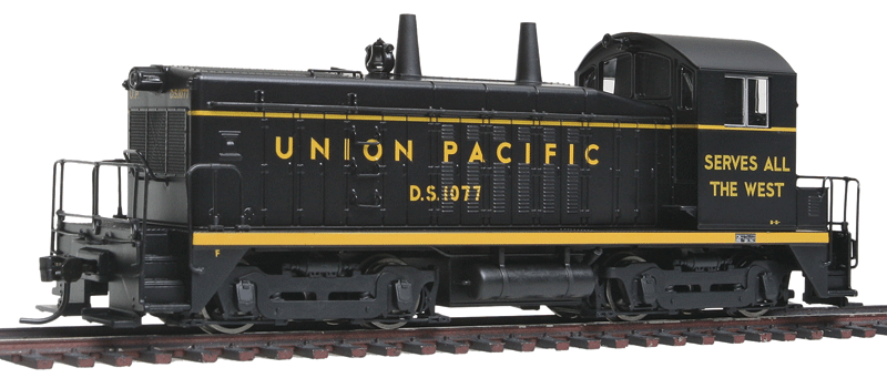 EMD NW2 w/Sound & DCC - Paragon2(TM) -- Union Pacific #1077 (black, yellow)