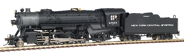 Powerhouse Classics(TM) Steam USRA Heavy 2-8-2 Powered w/Sound & DCC -- Pittsburgh, McKeesport & Youghiogheny #9594 (NYC System on Tender)
