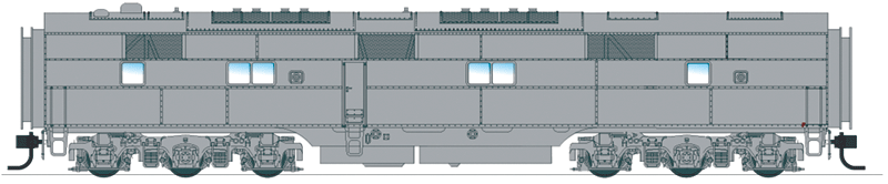 EMD E7B w/Sound & DCC - Paragon2(TM) -- Undecorated-1