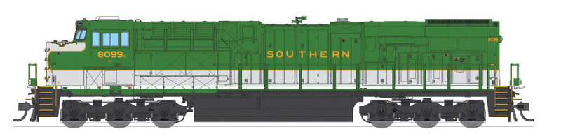 GE ES44AC NS Version w/Sound, DCC & Smoke - Paragon3(TM) -- Norfolk Southern #8099 (Southern Railway Heritage, green, white)