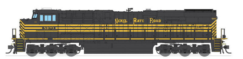 GE ES44AC NS Version w/Sound, DCC & Smoke - Paragon3(TM) -- Norfolk Southern #8100 (Nickel Plate Road Heritage, black, yellow)