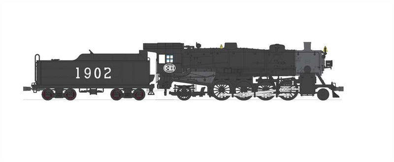 USRA Light 2-8-2 Mikado w/Sound & DCC - Paragon2(TM) -- Chicago & Eastern Illinois #1935 (black, graphite)