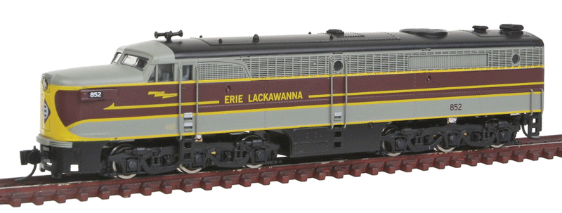 Alco PA1 w/Sound & DCC - Paragon2 -- Erie Lackawanna #852 (gray, maroon, yellow)