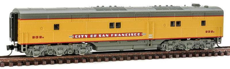 EMD E7B w/Sound & DCC - Paragon2(TM) -- Union Pacific-CNW #909B (City of San Francisco, Armour Yellow)