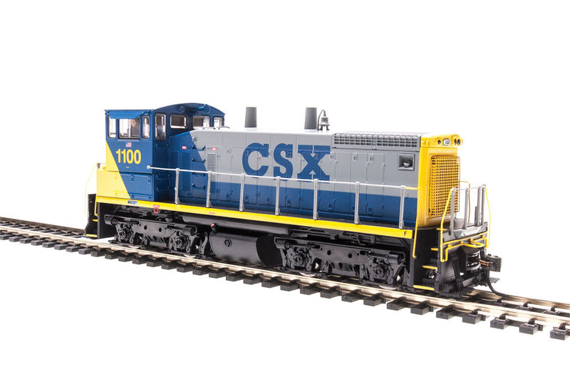 EMD SW1500 w/Sound & DCC - Paragon2(TM) -- CSX #1100 (YN2; gray, blue, yellow)