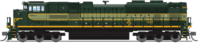 EMD SD70ACe w/Sound & DCC - Paragon3 -- Norfolk Southern #1068 (Erie Heritage Scheme, 2-Tone Green)