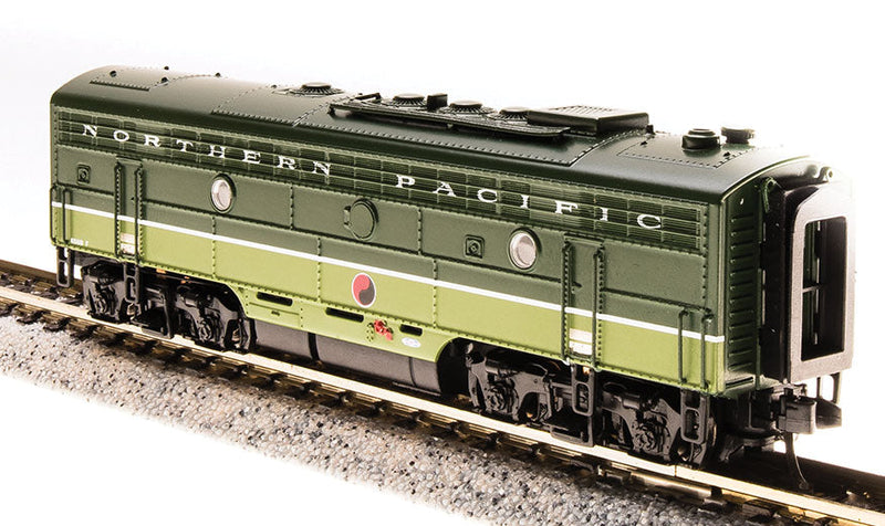 EMD F7B Phase I w/Sound & DCC - Paragon3 -- Northern Pacific #6511B (Loewy Passenger Scheme 2-Tone Green)
