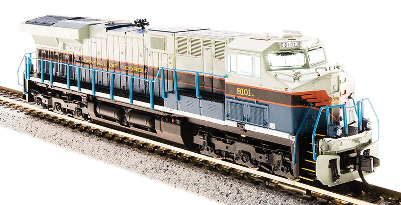 GE ES44AC w/Sound & DCC - Paragon3 -- Norfolk Southern #8101 (Central of Georgia Heritage Scheme, blue, gray)