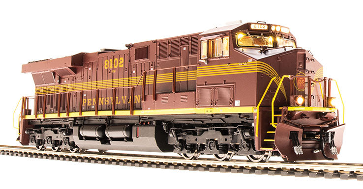 GE ES44AC w/Sound & DCC - Paragon3 -- Norfolk Southern #8102 (Pennsylvania Railroad Heritage Scheme, Tuscan, gold)