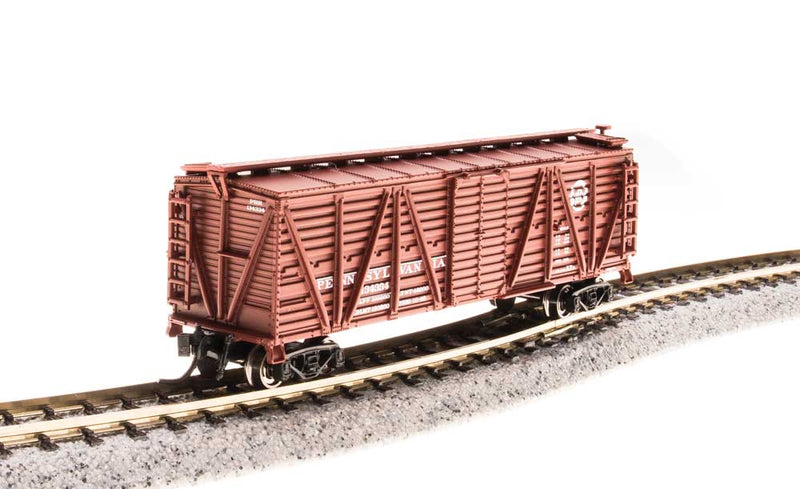 PRR K7 Stock Car with Chicken Sounds - Ready to Run -- Pennsylvania Railroad (Tuscan, Circle Keystone)