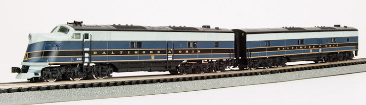 EMD E6A - Sound and DCC - Paragon3 -- Baltimore & Ohio 58 (blue, black, gray)