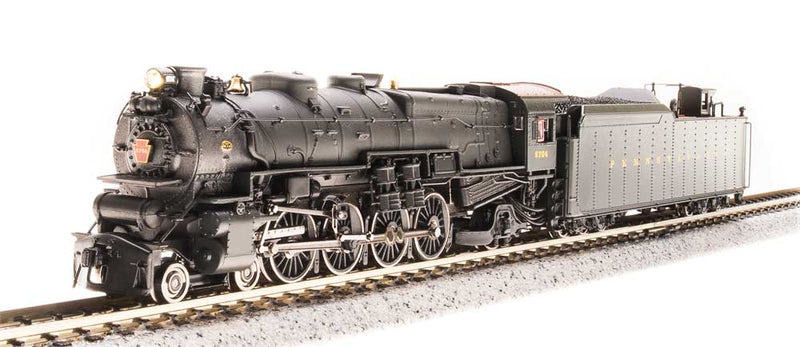 PRR Class M1b 4-8-2 - Sound & DCC - Paragon3(TM) -- Pennsylvania Railroad 6733 (black, graphite, Tuscan)