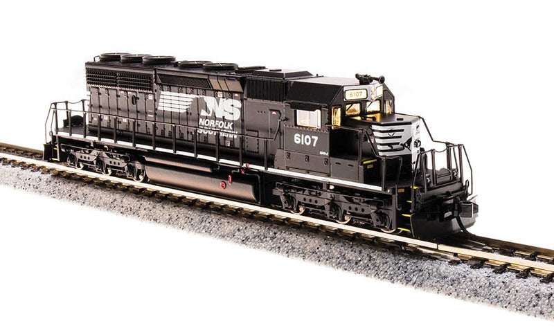 EMD SD40-2 - Sound and DCC - Paragon3 -- Norfolk Southern 6107 (black, white, Horse Head Logo)