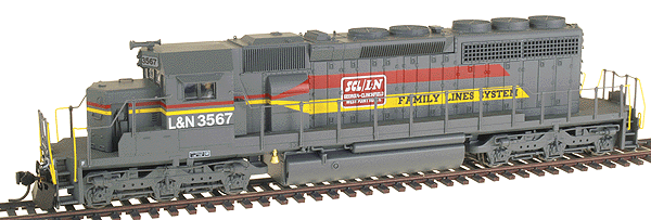 Paragon(TM) Series Diesel EMD SD40-2 - Powered - No Sound, w/Dynamic Brake -- Louisville & Nashville #3567