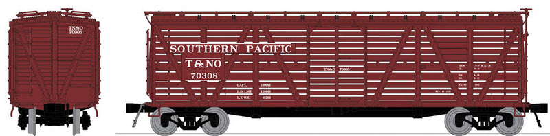 PRR K7 Stock Car 4-Pack (No Sound) - Ready to Run -- Southern Pacific T&NO (Boxcar Red)