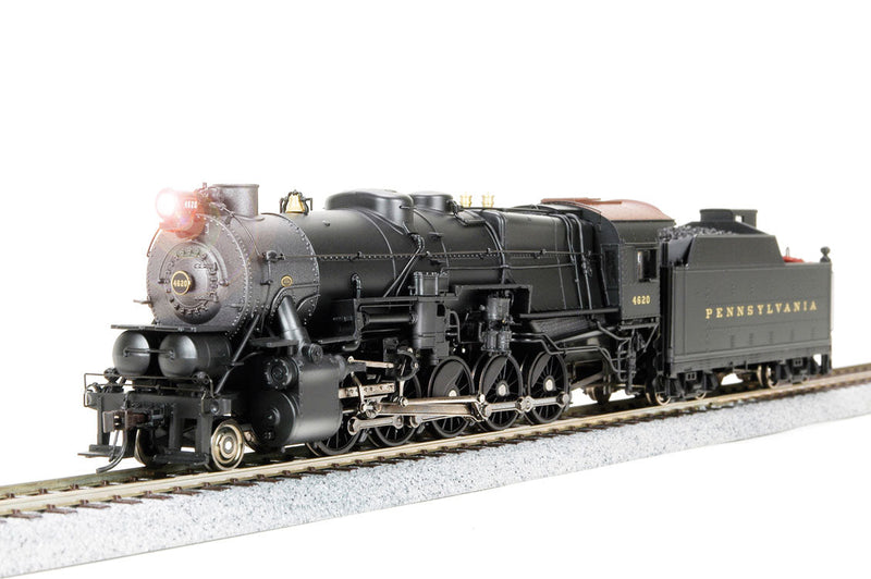 Class I1sa 2-10-0 90F82, Short Tender w/Sound, DCC & Smoke - Paragon3(TM) -- Pennsylvania Railroad #4372 (black, graphite, Tuscan, Original Headlight)