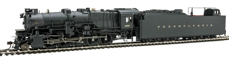 Class I1sa 2-10-0, 210F82A Tender w/Sound, DCC & Smoke - Paragon3(TM) -- Pennsylvania Railroad #4587 (black, graphite, Tuscan, Modern Headlight)