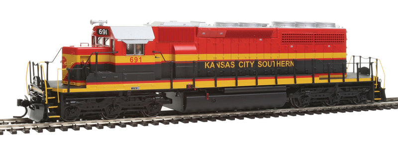EMD SD40-2 Low-Nose w/Sound & DCC - Paragon3(TM) -- Kansas City Southern #691 (Southern Belle, red, black, yellow)
