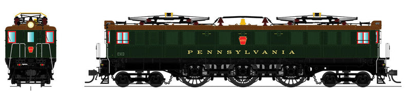 Class P5a Boxcab Freight Type w/Sound & DCC - Paragon3 -- Pennsylvania Railroad #4718 (Brunswick Green, brown Roof, Buff Roman Letteri