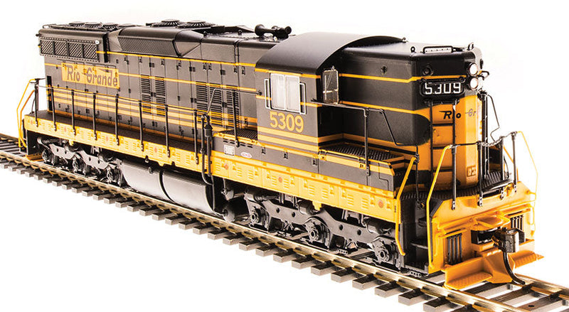 EMD SD9 w/Sound & DCC - Paragon3(TM) -- Denver & Rio Grande Western #5309 (Bumblebee, black, Aspen Gold)