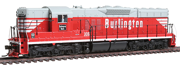EMD SD7 w/Sound - Standard DC - Blue Line(TM) -- Chicago, Burlington & Quincy #306