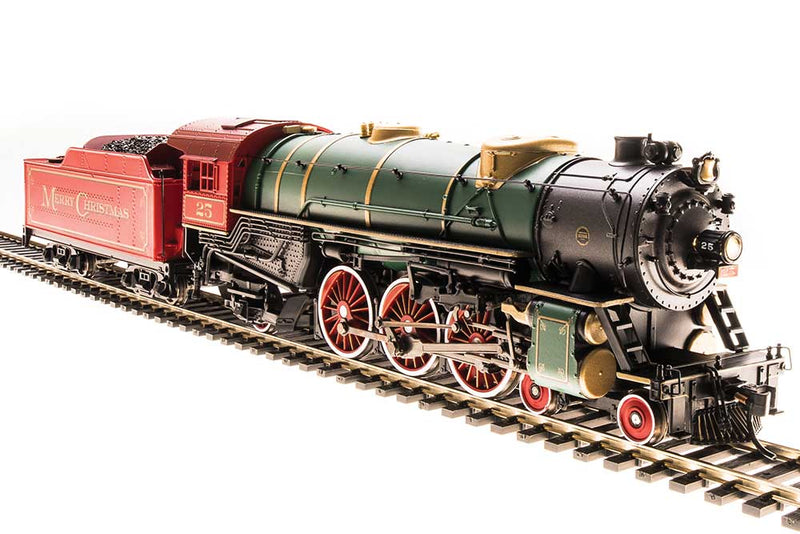 USRA 4-6-2 Heavy Pacific - Sound and DCC - Paragon3 -- Merry Christmas 25 (green, red, graphite, Tuscan, gold)