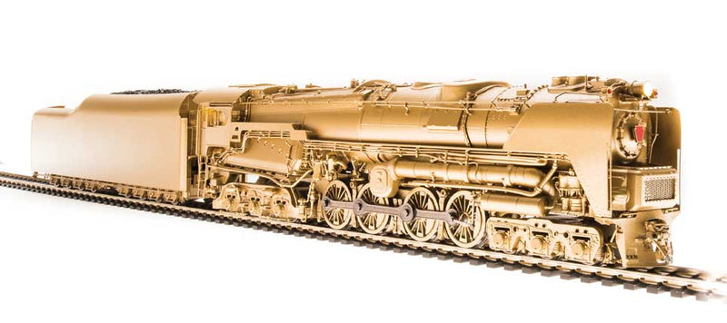 Class S2 6-8-6 Turbine w/Sound, DCC & Smoke - Brass Hybrid Paragon4(TM) -- Undecorated (Large Smoke Deflectors)