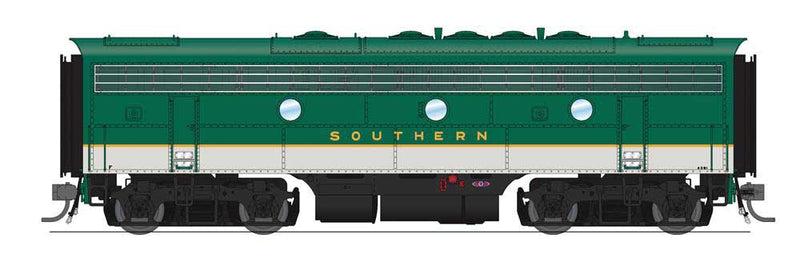 EMD F7B - Sound and DCC - Paragon4 -- Southern Railway 4392 (green, imitation aluminum)