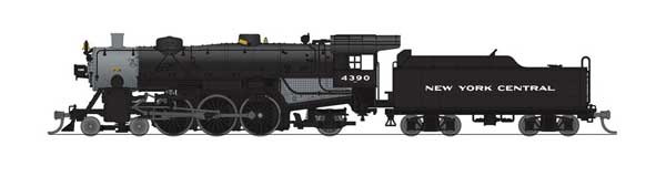USRA 4-6-2 Light Pacific - Sound and DCC - Paragon4(TM) -- New York Central #4392 (black, graphite)
