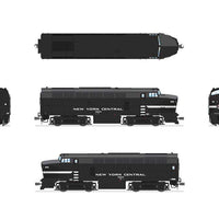 Baldwin RF16A Sharknose A - Sound & DCC - Paragon4(TM) -- New York Central #3816 (black, white; Cigar Band Logo)