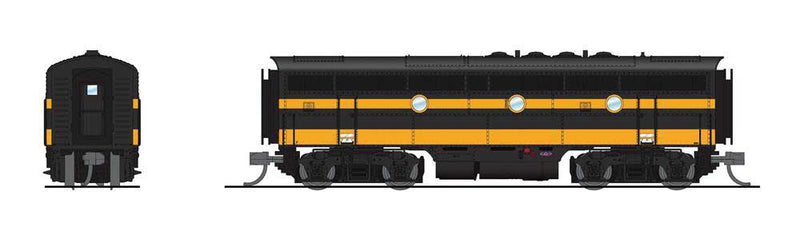 EMD F3B - Sound and DCC - Paragon4 -- St. Louis-San Francisco #5101 (black,yellow, Frisco Lettering)