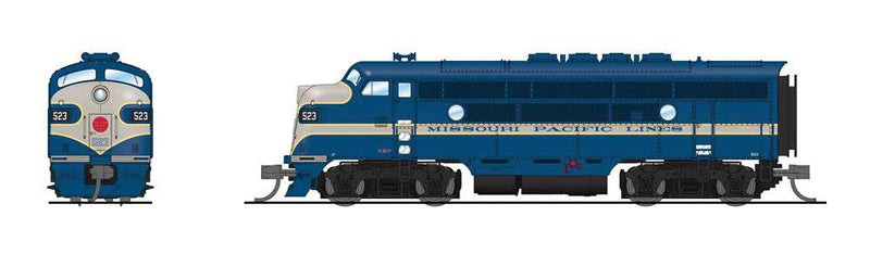 EMD F3A - Sound and DCC - Paragon4 -- Missouri Pacific #524 (Eagle, blue, gray, red)