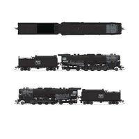 Class T1a 2-8-4 Berkshire with 4-Axle Tender - Sound, DCC & Smoke - Paragon4 -- Boston & Maine #4016 (black, graphite)