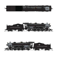USRA 4-6-2 Light Pacific - Sound and DCC - Paragon4(TM) -- Denver & Rio Grande Western #805 (black, graphite, Royal Gorge Logo)
