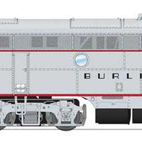 EMD F3 A-Unpowered B Set - Sound and DCC - Paragon4(TM) -- Chicago, Burlington & Quincy #9960A, 9960B (silver, black, red)