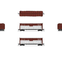PRR K7 Stock Car with Sheep Sounds - Ready to Run -- Canadian Pacific #273498 (Boxcar Red, white)