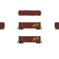 PRR K7 Stock Car 2-Pack (No Sound) - Ready to Run -- Acme Glue Factory (Boxcar Red, yellow)