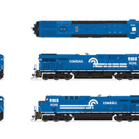 GE ES44AC - Sound and DCC - Paragon4(TM) -- Norfolk Southern #8098 (Conrail Heritage, blue, white, black)