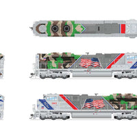 EMD SD70ACe - Standard DC - Stealth Series -- Union Pacific #1943 Spirit of the Union Pacific (silver, gray, blue)