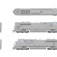 EMD SD70ACe - Standard DC - Stealth Series -- Undecorated, Low Headlight
