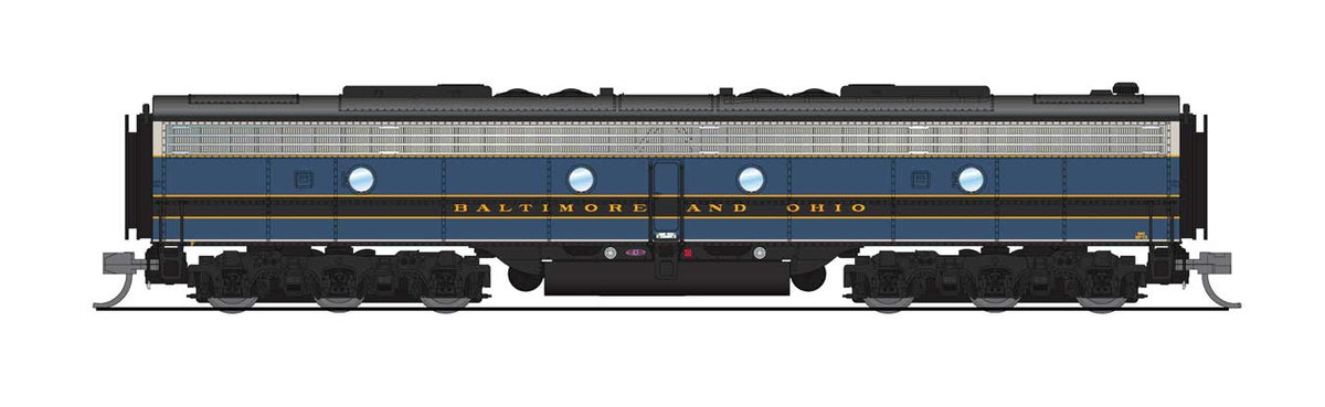 EMD E8B - Sound and DCC - Paragon4(TM) -- Baltimore & Ohio #53X (blue, gray, black)