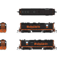 EMD GP35 High Nose - Sound and DCC - Paragon4(TM) -- Wheeling & Lake Erie #103 (black, orange, Speed Lettering)